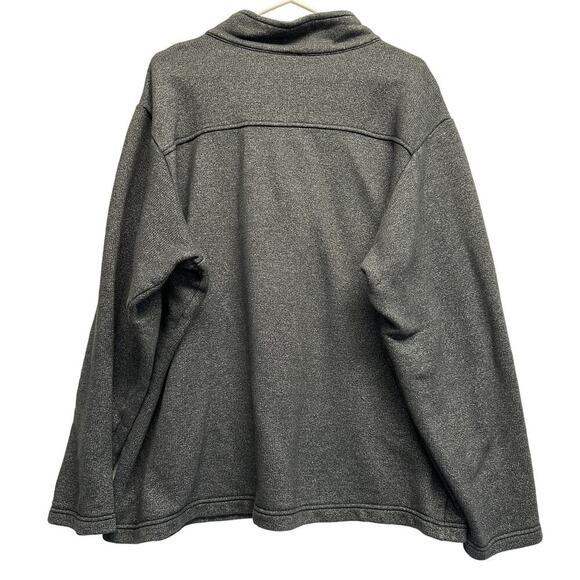 Columbia AM1534 Men Size XXL Grey Great Hart Mountain III 1.4 Zip Sweatshirt Rib - Picture 2 of 6